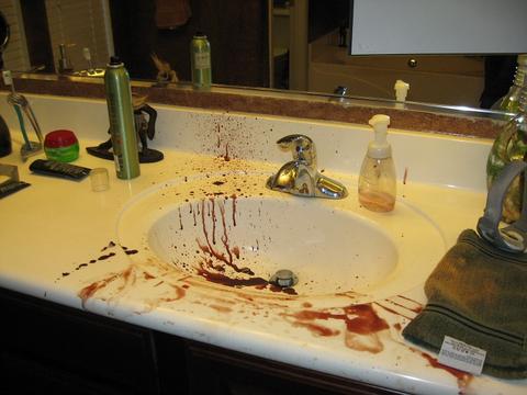 Hallway Blood Trail